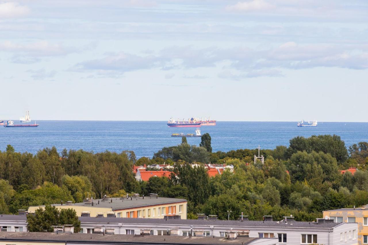 Seaview Apartment Gdansk Przymorze By Noclegi Renters Bagian luar foto