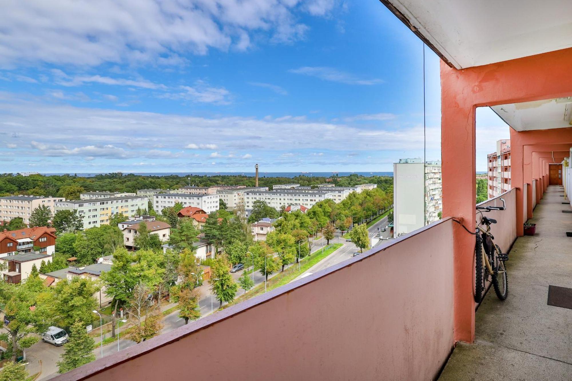 Seaview Apartment Gdansk Przymorze By Noclegi Renters Bagian luar foto