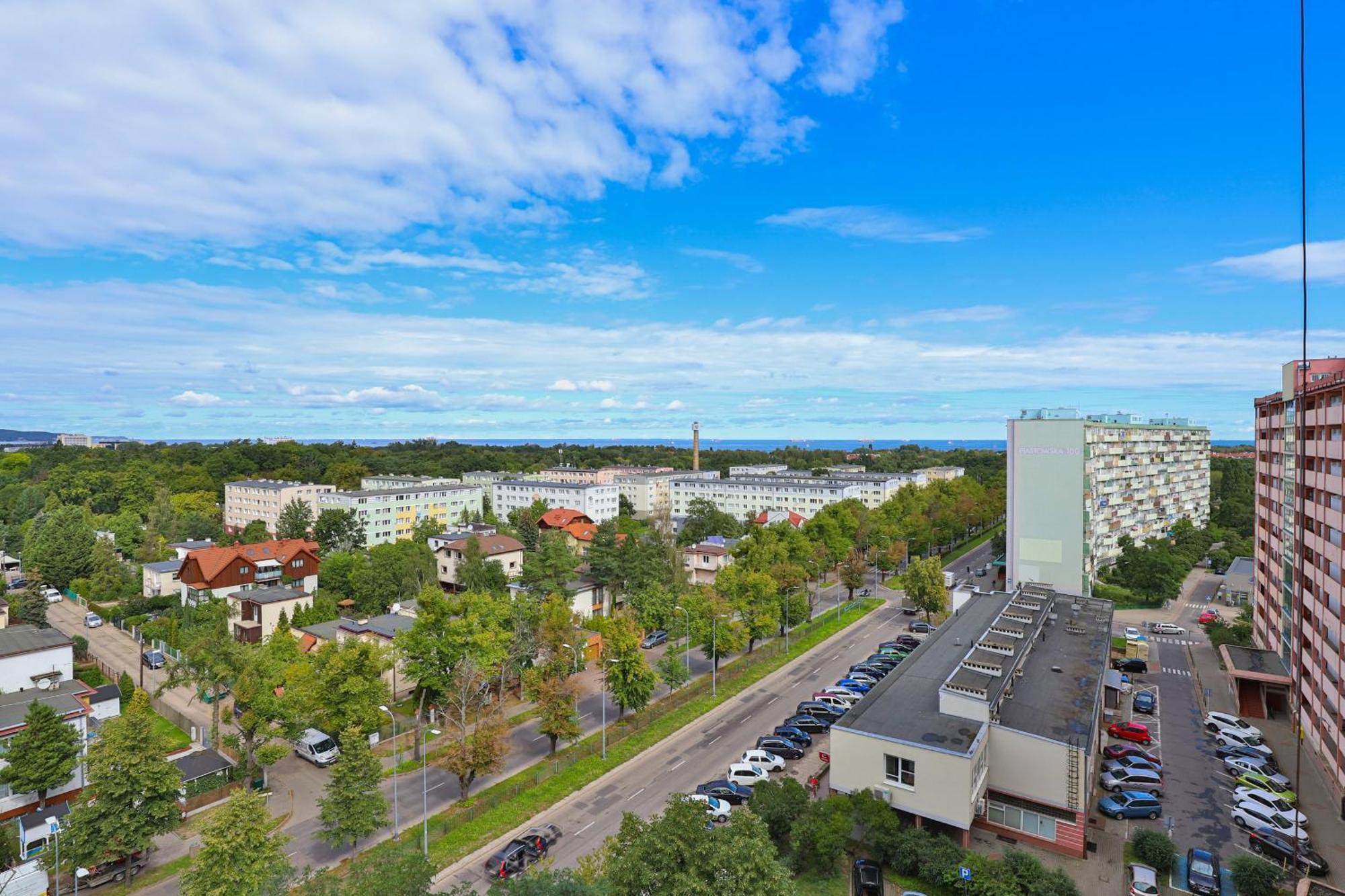 Seaview Apartment Gdansk Przymorze By Noclegi Renters Bagian luar foto
