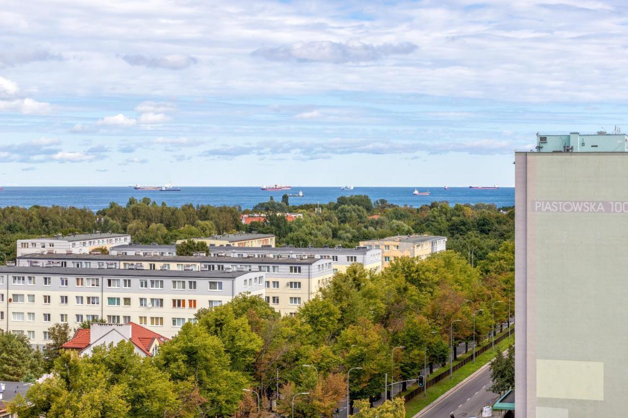 Seaview Apartment Gdansk Przymorze By Noclegi Renters Bagian luar foto